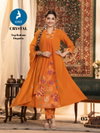 Crystal By Kaya Mul Chanderi Bulk Kurti With Bottom Dupatta Orders In Surat
